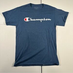 Champion women’s short sleeve shirt size small blue